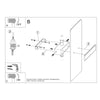 Stylish white wall lamp Sollux Lighting AZALIA