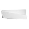 Milky glass cover that softens the light Wall lamp BASCIA white 