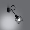 Elegant LED lights for atmospheric lighting using Sollux Lighting Wall lamp BELUCI 1S black