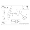 Functional wall lights for bedroom spaces featuring Sollux Lighting Wall lamp BELUCI 1S black