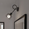 High-quality steel construction Wall lamp BELUCI 1 black