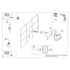 Versatile wall fixtures enhancing contemporary design with Sollux Lighting Wall lamp BELUCI 1 white