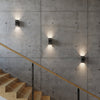 Stylish wall LED lighting Sollux Lighting  Wall lamp BLOCCO black
