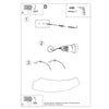 Wall lights ceramic design Sollux HATTOR for living room