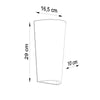 LED wall lamp Sollux LANA with upward light