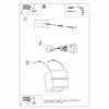 Wall lights for living room Sollux Lighting  Wall lamp ceramic LEO LINE