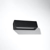 LED wall lights Sollux Lighting Ceramic VEGA Balck for bedroom ambiance