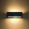 Light on the wall with Sollux Lighting Ceramic VEGA Black fixture