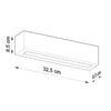 Wall lights for living room Sollux Lighting Ceramic VEGA black