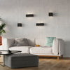 Wall fixtures lighting Sollux Lighting Ceramic VEGA Black design
