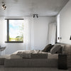 Wall lamp DIREZIONE black  for bedroom lighting
