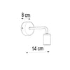 Stylish wall lamps for home accessories, Sollux Lighting Wall Lamp DUOMO