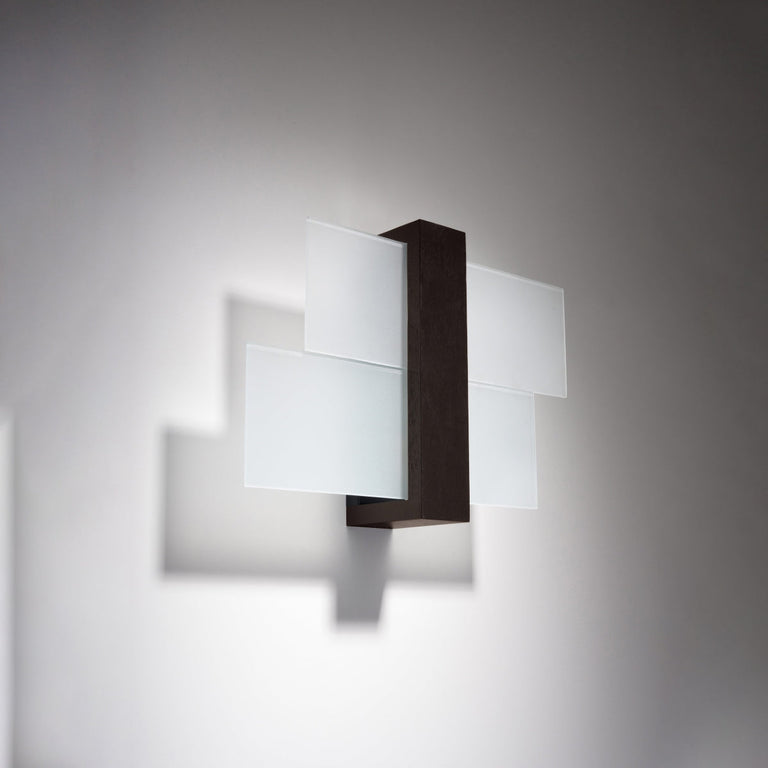 Sollux Lighting Wall Lamp FENIKS 1 Wenge