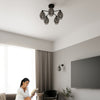 Avant-garde lighting wall light FILLAN 1 black with E27 thread