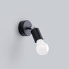 Minimalist wall lights for bedroom with Sollux Lighting Wall lamp FORNES 1 black