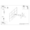Led lights with a modern design - Sollux Lighting Wall lamp FORNES 1 black