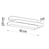 Light on the wall Sollux Lighting Wall Lamp FROST
