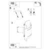 Decorative wall light on the wall HESTIA  black