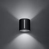 Modern lighting with Sollux Lighting Wall Lamp  INEZ black