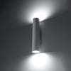 Modern light on the wall with Sollux Lighting Wall Lamp LAGOS White