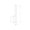 Designer wall lights Sollux Lighting Wall Lamp LAHTI L White 4000K
