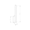 Brighten spaces with Sollux Lighting Wall lamp LAHTI M golden 3000K