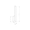 Elegant bedroom lighting Sollux Lighting Wall lamp LAHTI S black 3000K