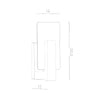 Minimalist lighting LAPPO Natural Wood wall lamp