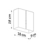 Contemporary wall lights in wall Sollux Lighting Wall Lamp LINEA