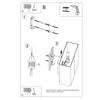 Stylish wall led fixture Sollux Lighting Wall Lamp LINEA for living room