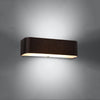 Minimalistic light on the wall Sollux Lighting Wall Lamp LOKKO Black
