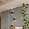 LED wall lamp Sollux Lighting Wall lamp LUCA black LED IP54