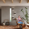 Versatile wall lights Sollux Lighting Wall lamp LUCA black LED IP54