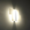 Contemporary wall lamp, Sollux Lighting Wall Lamp Massimo White
