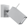Grey wall lighting for industrial style interiors, Sollux Lighting Wall Lamp MERIDA 1