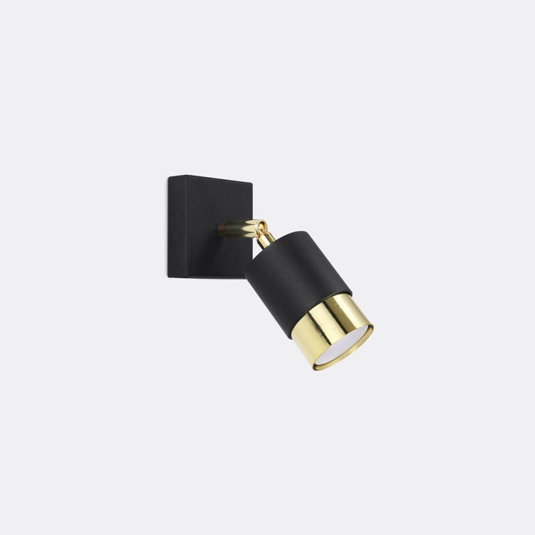 Sollux Lighting Wall Lamp NERO Black/Golden