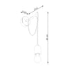 Durable Sollux Lighting Wall Lamp NESO for Home Accessories
