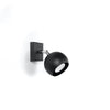 Wall lights for bedroom with OCULARE black lamp