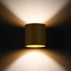 Contemporary Wall Fixtures to Illuminate Your Home - Sollux Lighting Wall Lamp ORBIS 1 Gold
