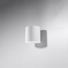 Contemporary Sollux Lighting Wall Lamp ORBIS 1 White for chic living rooms