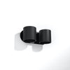 Sollux Lighting ORBIS 2 Black: Perfect wall lights for corridors
