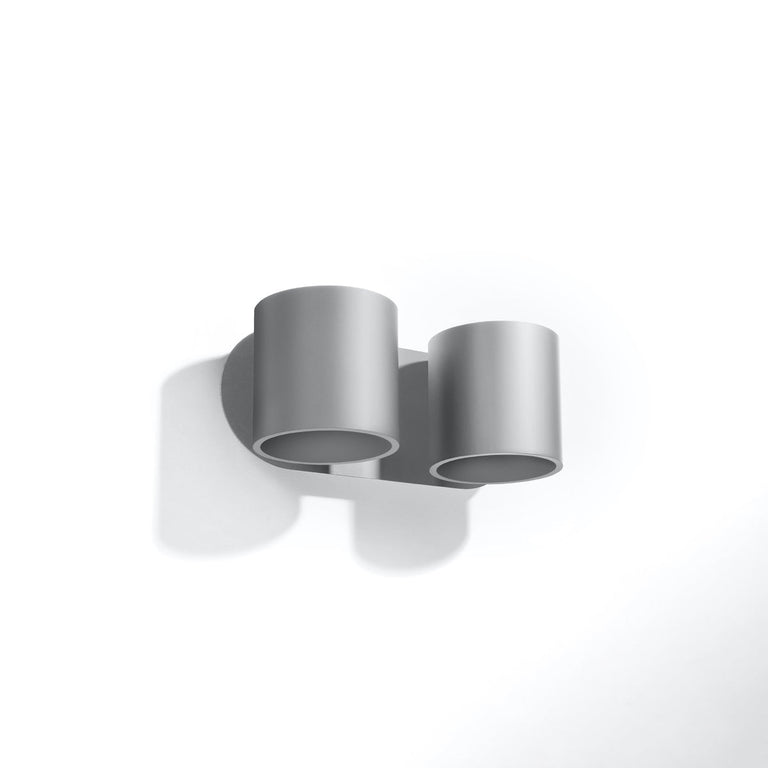 Sollux Lighting Wall Lamp ORBIS 2 Grey