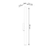 White wall lamp with LED lights Sollux Lighting Wall Lamp PASTELO 2 White

