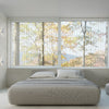 Wall lights for bedroom with elegant white finish