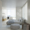 Modern wall led lights with geometric design