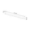 Wall lamp PINNE 118 grey Perfect Lighting for Hallways