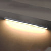 Minimalist LED wall-mounted PINNE 150 Grey.
