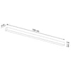 Sleek wall fixture PINNE 150 Grey design.
