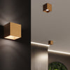 Minimalist Sollux Lighting Wall Lamp QUAD 1 Gold Home Accessory

