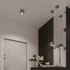 Living room wall lights Sollux Lighting Wall Lamp QUAD 1 Grey